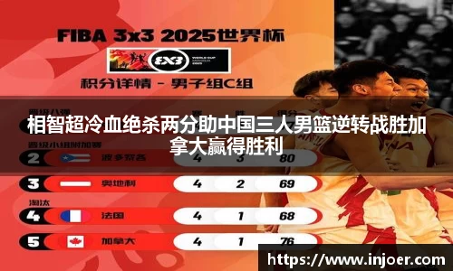 相智超冷血绝杀两分助中国三人男篮逆转战胜加拿大赢得胜利