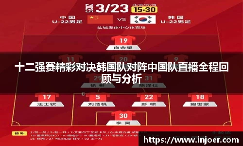 中欧体育十二强赛精彩对决韩国队对阵中国队直播全程回顾与分析